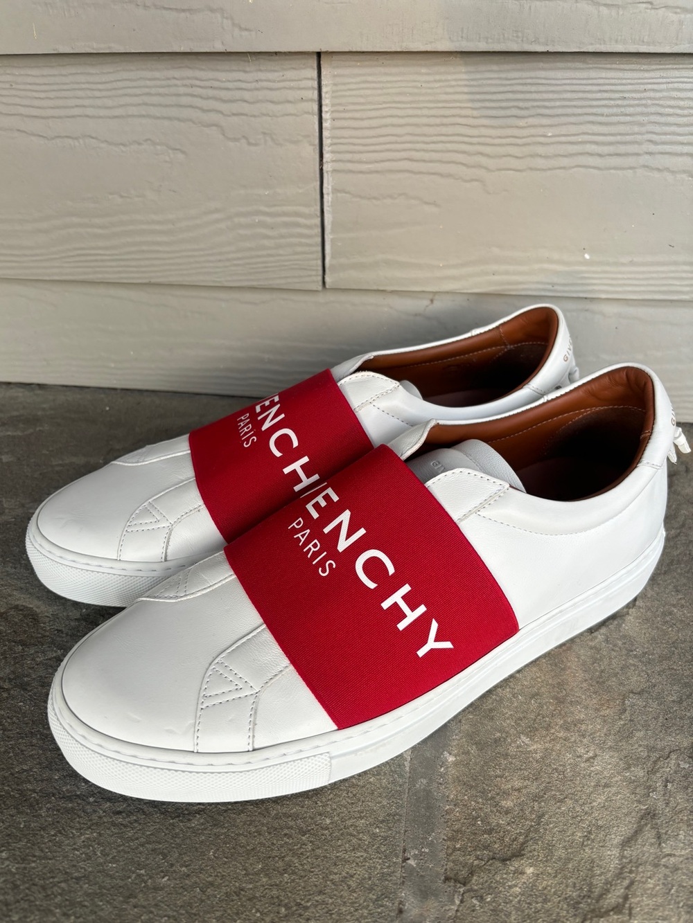 Givenchy Logo Strap Sneakers, Like New